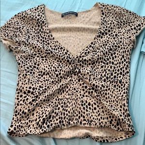 Brandy Melville Cheetah Gina Top
